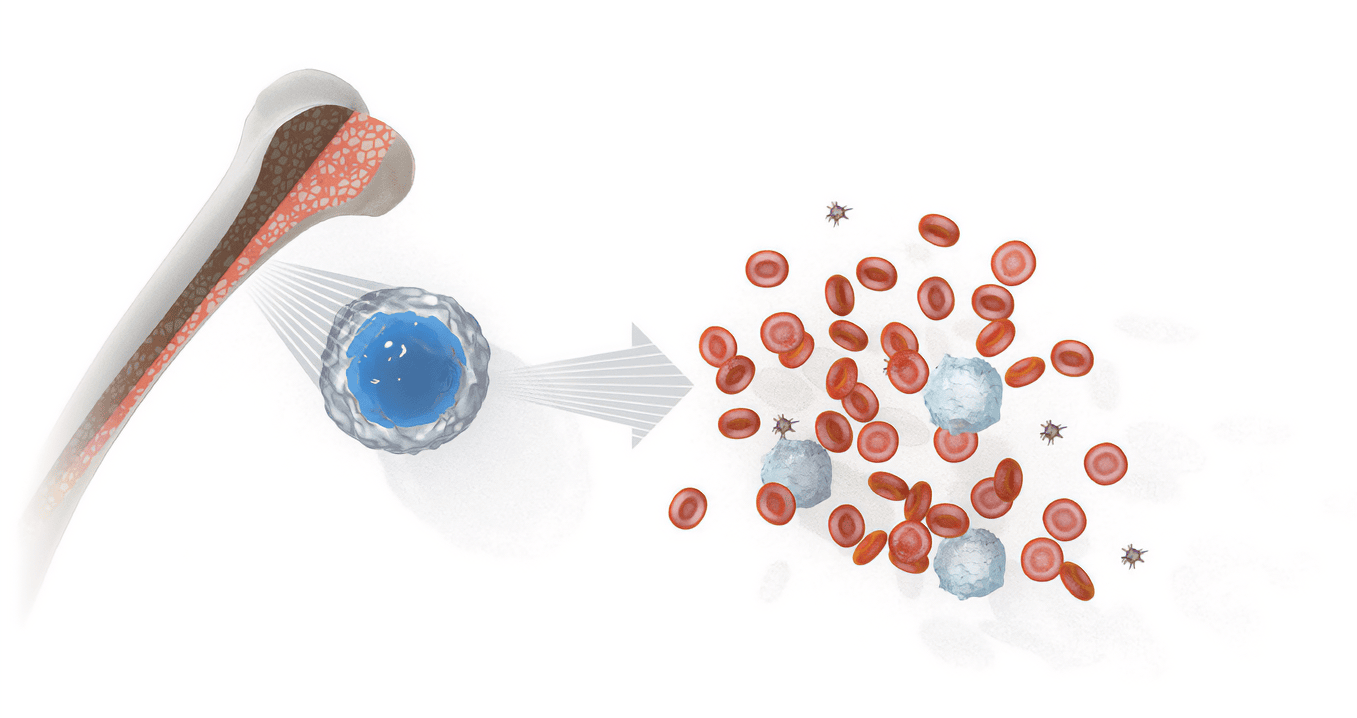 Illustration, Normal Stem Cell